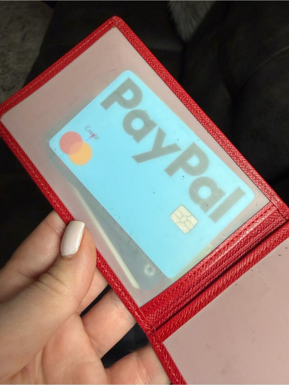 Authentic Louis Vuitton red card holder - Picture 15 of 16